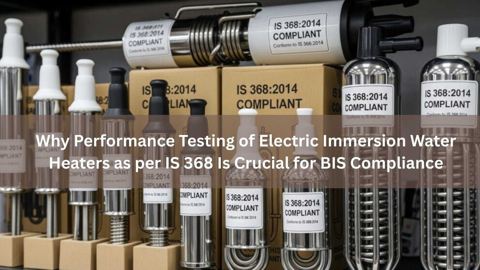 IS 368 performance test laboratory