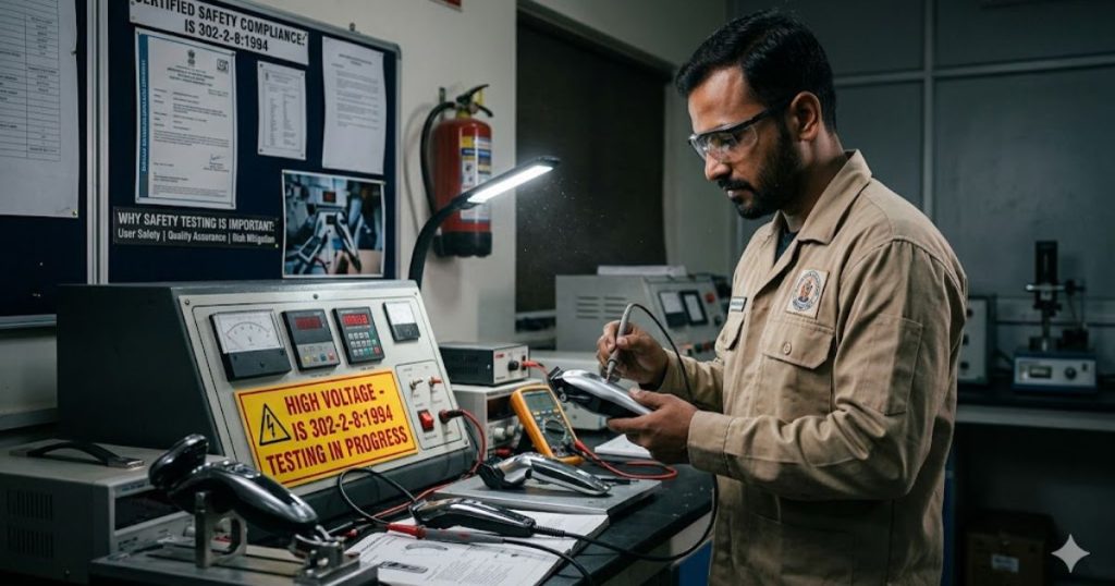 IS 302-2-8:1994 Safety Testing