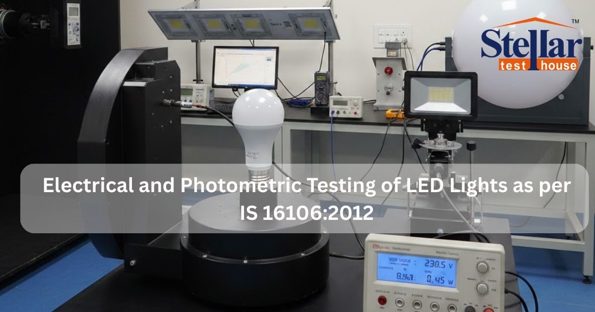 IS 16106 LED Testing Lab