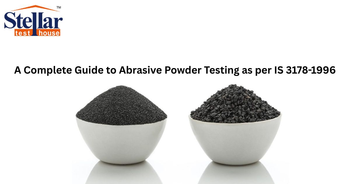Abrasive Powder IS: 3178-1996