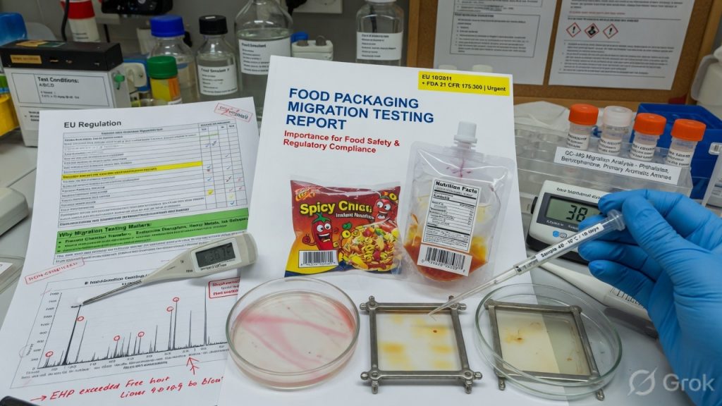 Food Packaging Migration Testing
