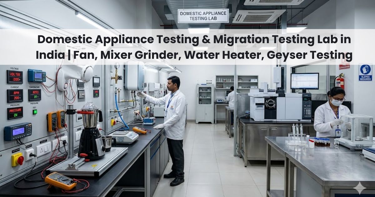 domestic appliance testing