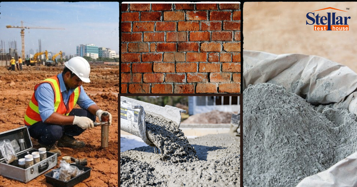 Soil, Cement, Brick & Concrete Testing Lab in Noida