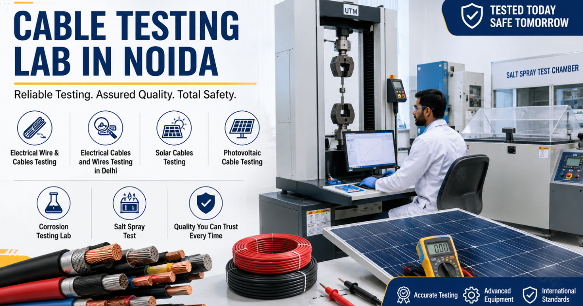 Cable Testing Lab in Noida