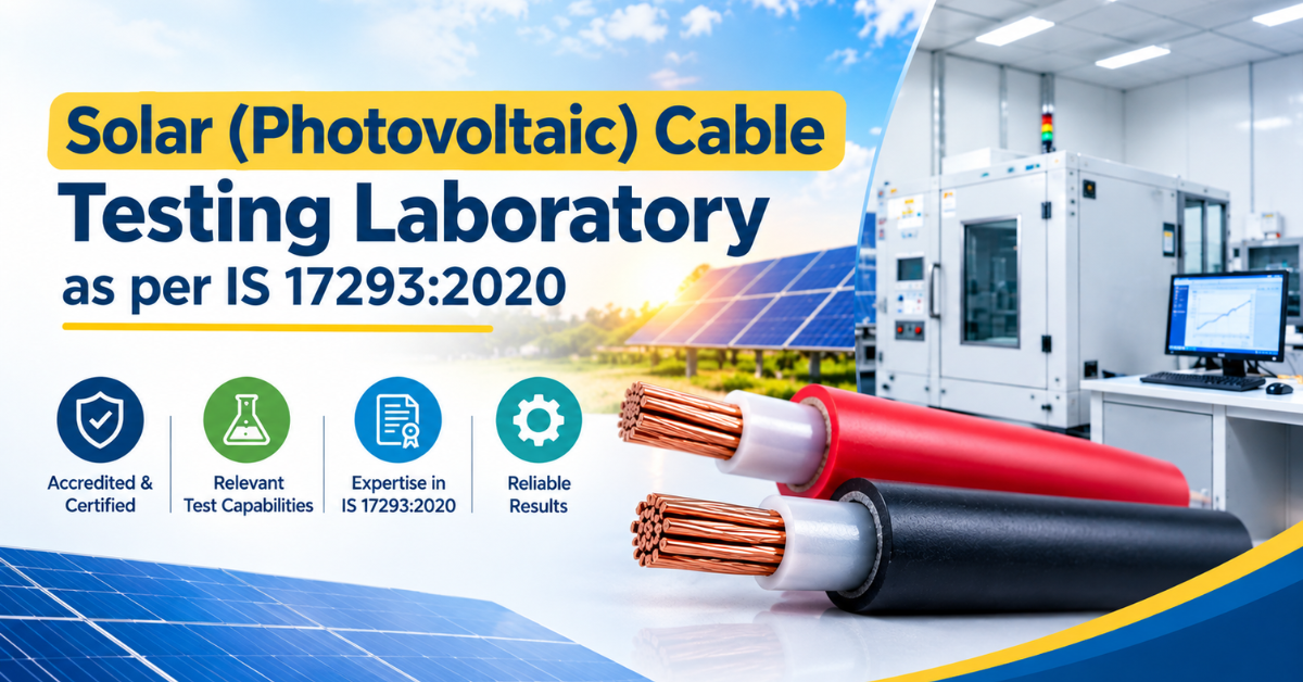 Solar Cable Testing Lab